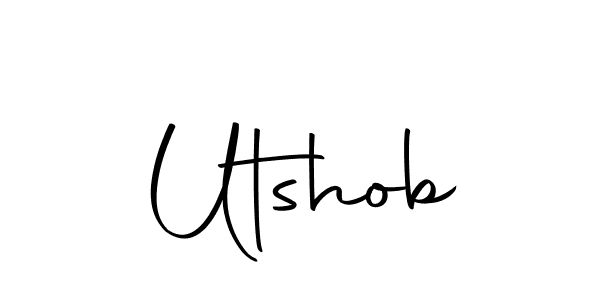 How to Draw Utshob signature style? Autography-DOLnW is a latest design signature styles for name Utshob. Utshob signature style 10 images and pictures png