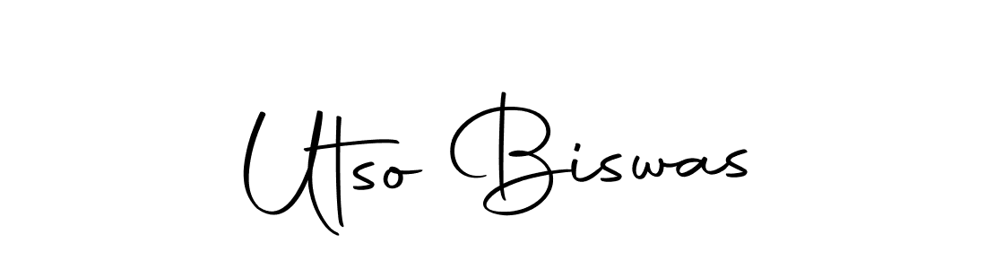 Create a beautiful signature design for name Utso Biswas. With this signature (Autography-DOLnW) fonts, you can make a handwritten signature for free. Utso Biswas signature style 10 images and pictures png