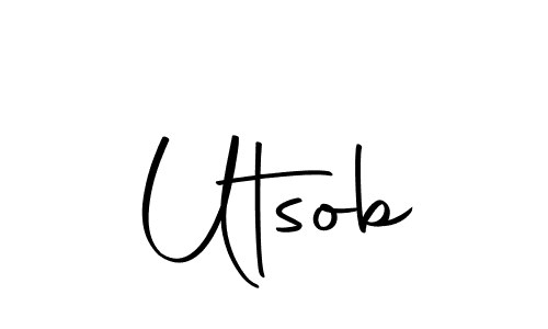 Best and Professional Signature Style for Utsob. Autography-DOLnW Best Signature Style Collection. Utsob signature style 10 images and pictures png