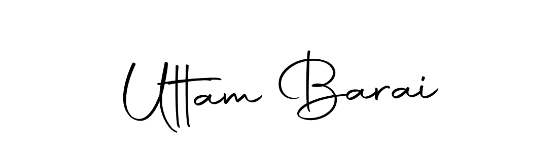 Uttam Barai stylish signature style. Best Handwritten Sign (Autography-DOLnW) for my name. Handwritten Signature Collection Ideas for my name Uttam Barai. Uttam Barai signature style 10 images and pictures png