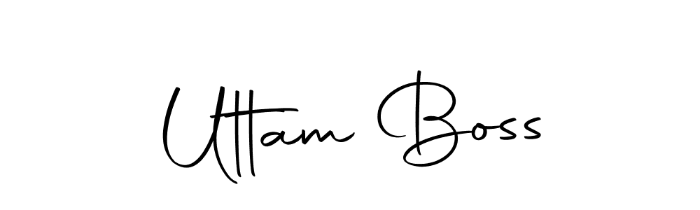 The best way (Autography-DOLnW) to make a short signature is to pick only two or three words in your name. The name Uttam Boss include a total of six letters. For converting this name. Uttam Boss signature style 10 images and pictures png