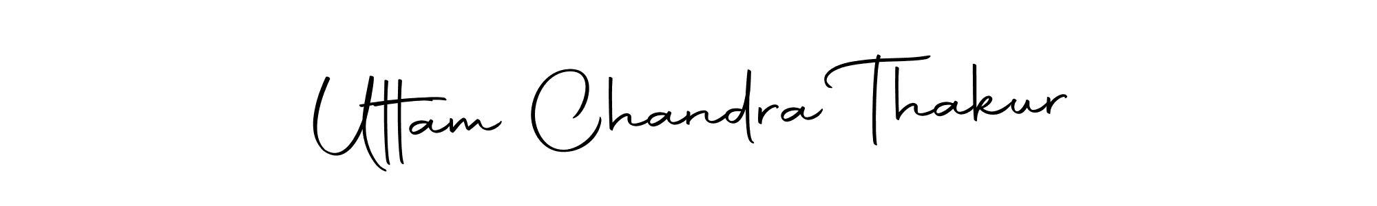 You should practise on your own different ways (Autography-DOLnW) to write your name (Uttam Chandra Thakur) in signature. don't let someone else do it for you. Uttam Chandra Thakur signature style 10 images and pictures png