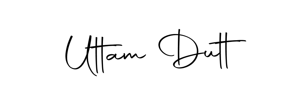 Design your own signature with our free online signature maker. With this signature software, you can create a handwritten (Autography-DOLnW) signature for name Uttam Dutt. Uttam Dutt signature style 10 images and pictures png