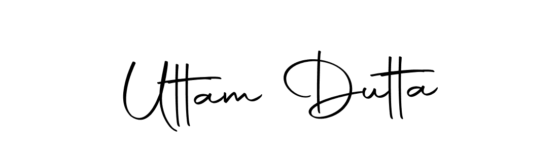 You should practise on your own different ways (Autography-DOLnW) to write your name (Uttam Dutta) in signature. don't let someone else do it for you. Uttam Dutta signature style 10 images and pictures png