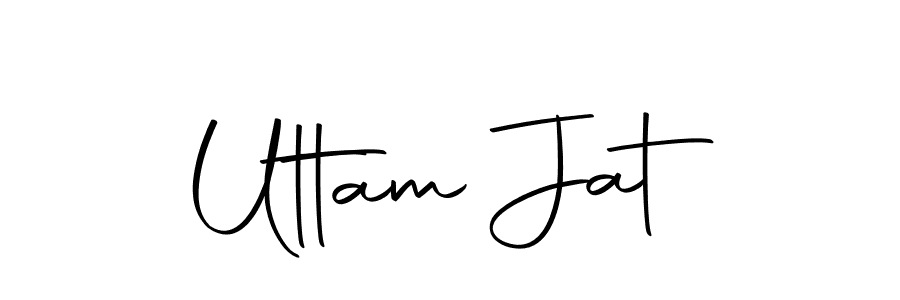 Create a beautiful signature design for name Uttam Jat. With this signature (Autography-DOLnW) fonts, you can make a handwritten signature for free. Uttam Jat signature style 10 images and pictures png