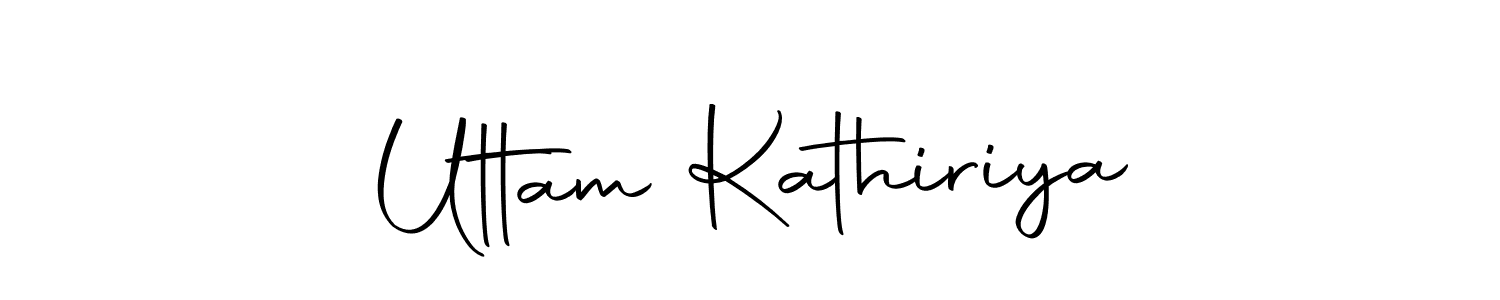 Uttam Kathiriya stylish signature style. Best Handwritten Sign (Autography-DOLnW) for my name. Handwritten Signature Collection Ideas for my name Uttam Kathiriya. Uttam Kathiriya signature style 10 images and pictures png