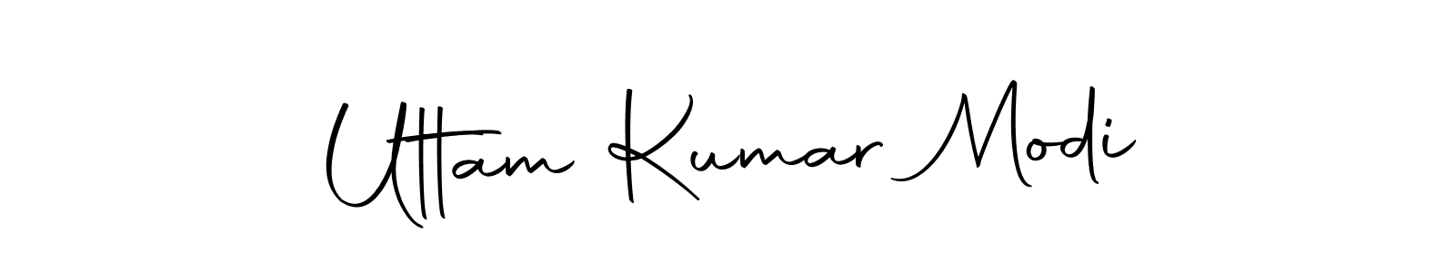 You should practise on your own different ways (Autography-DOLnW) to write your name (Uttam Kumar Modi) in signature. don't let someone else do it for you. Uttam Kumar Modi signature style 10 images and pictures png
