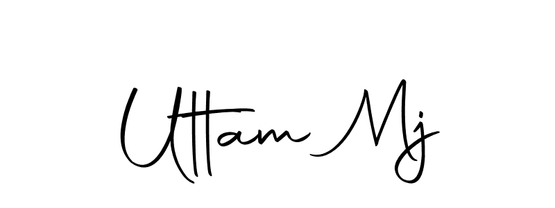 How to make Uttam Mj signature? Autography-DOLnW is a professional autograph style. Create handwritten signature for Uttam Mj name. Uttam Mj signature style 10 images and pictures png