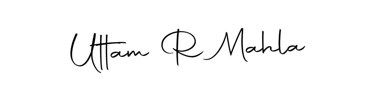 Uttam R Mahla stylish signature style. Best Handwritten Sign (Autography-DOLnW) for my name. Handwritten Signature Collection Ideas for my name Uttam R Mahla. Uttam R Mahla signature style 10 images and pictures png