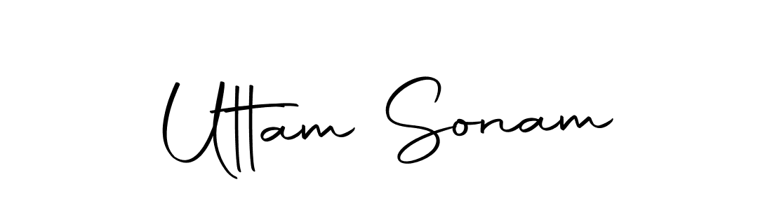 Make a beautiful signature design for name Uttam Sonam. With this signature (Autography-DOLnW) style, you can create a handwritten signature for free. Uttam Sonam signature style 10 images and pictures png