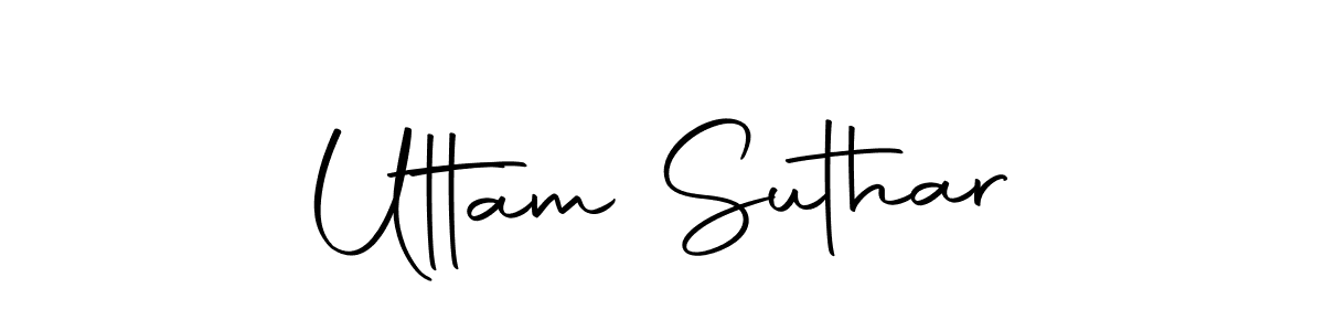 This is the best signature style for the Uttam Suthar name. Also you like these signature font (Autography-DOLnW). Mix name signature. Uttam Suthar signature style 10 images and pictures png