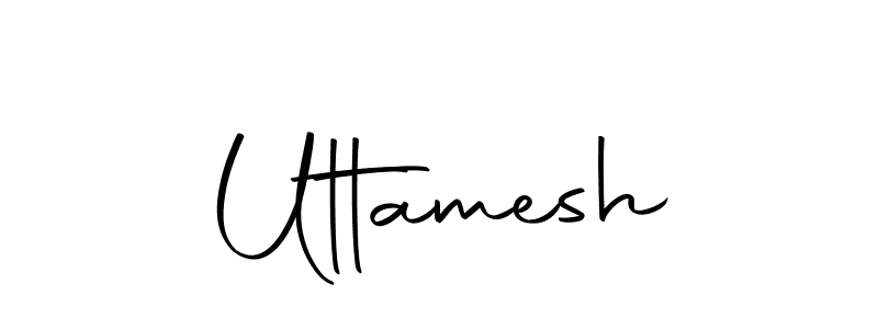 Create a beautiful signature design for name Uttamesh. With this signature (Autography-DOLnW) fonts, you can make a handwritten signature for free. Uttamesh signature style 10 images and pictures png