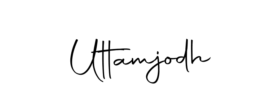 Design your own signature with our free online signature maker. With this signature software, you can create a handwritten (Autography-DOLnW) signature for name Uttamjodh. Uttamjodh signature style 10 images and pictures png