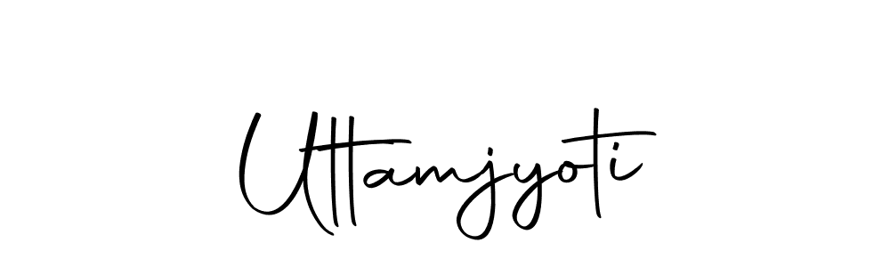 Design your own signature with our free online signature maker. With this signature software, you can create a handwritten (Autography-DOLnW) signature for name Uttamjyoti. Uttamjyoti signature style 10 images and pictures png