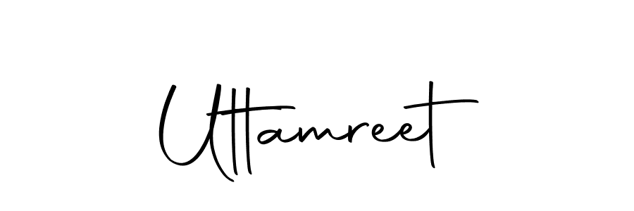 How to make Uttamreet signature? Autography-DOLnW is a professional autograph style. Create handwritten signature for Uttamreet name. Uttamreet signature style 10 images and pictures png