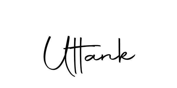 Make a beautiful signature design for name Uttank. Use this online signature maker to create a handwritten signature for free. Uttank signature style 10 images and pictures png