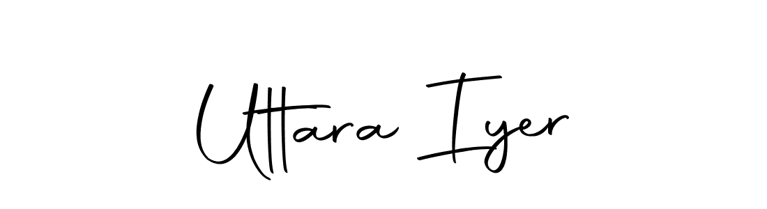 The best way (Autography-DOLnW) to make a short signature is to pick only two or three words in your name. The name Uttara Iyer include a total of six letters. For converting this name. Uttara Iyer signature style 10 images and pictures png