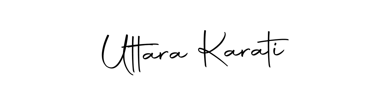 Make a beautiful signature design for name Uttara Karati. With this signature (Autography-DOLnW) style, you can create a handwritten signature for free. Uttara Karati signature style 10 images and pictures png