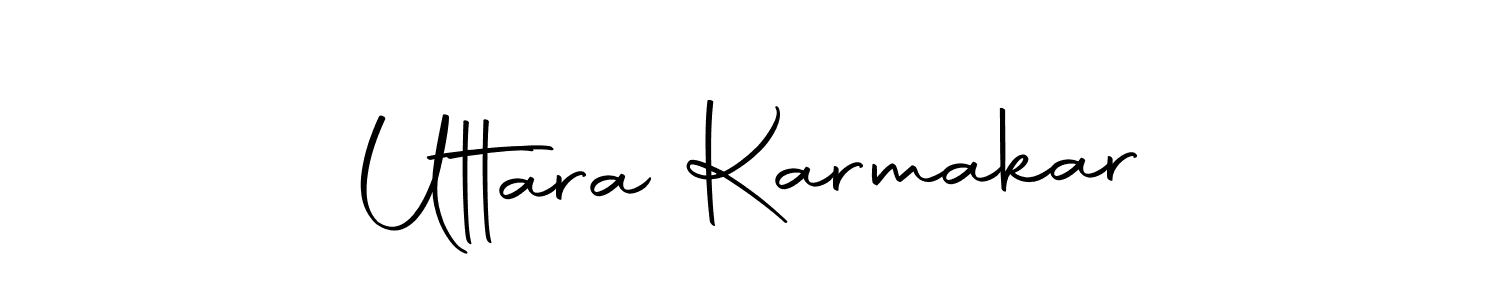 Autography-DOLnW is a professional signature style that is perfect for those who want to add a touch of class to their signature. It is also a great choice for those who want to make their signature more unique. Get Uttara Karmakar name to fancy signature for free. Uttara Karmakar signature style 10 images and pictures png