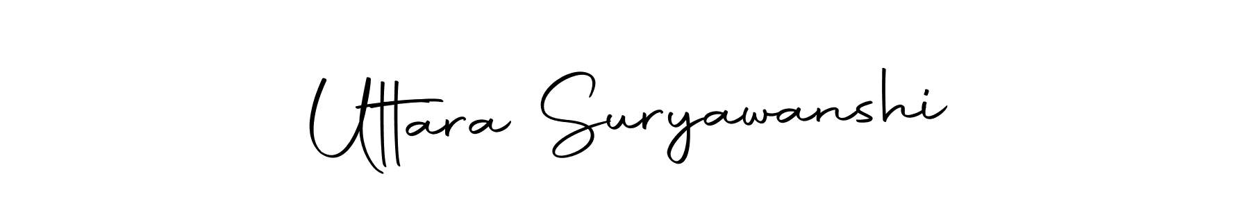 Make a short Uttara Suryawanshi signature style. Manage your documents anywhere anytime using Autography-DOLnW. Create and add eSignatures, submit forms, share and send files easily. Uttara Suryawanshi signature style 10 images and pictures png