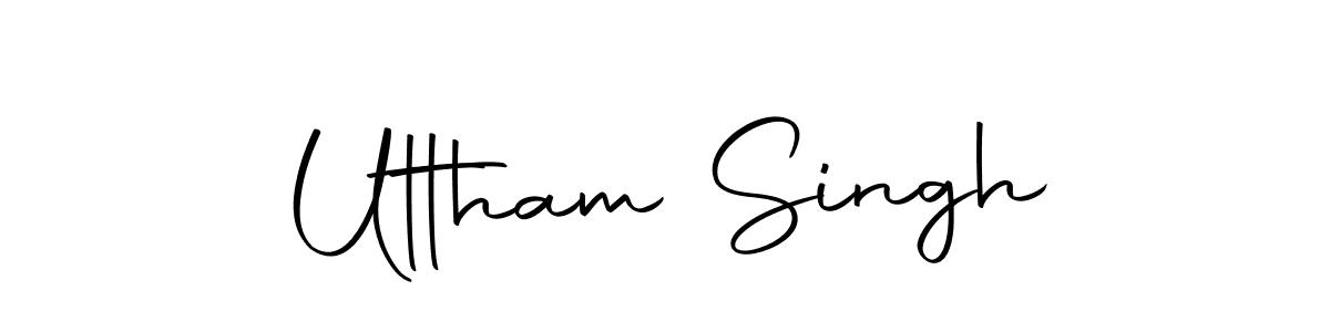 Make a beautiful signature design for name Uttham Singh. With this signature (Autography-DOLnW) style, you can create a handwritten signature for free. Uttham Singh signature style 10 images and pictures png