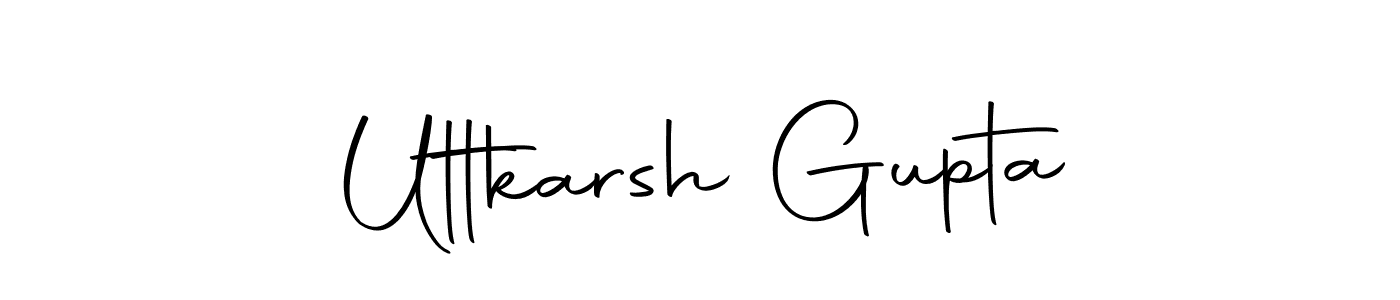 Design your own signature with our free online signature maker. With this signature software, you can create a handwritten (Autography-DOLnW) signature for name Uttkarsh Gupta. Uttkarsh Gupta signature style 10 images and pictures png