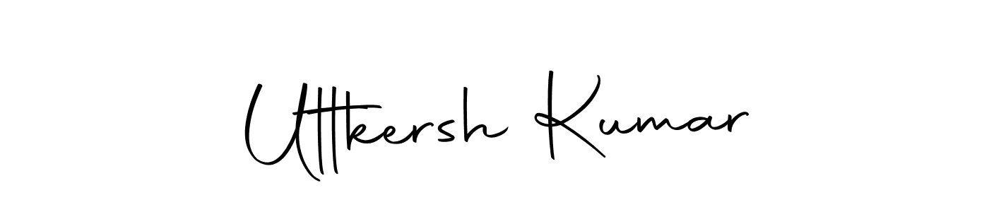 Create a beautiful signature design for name Uttkersh Kumar. With this signature (Autography-DOLnW) fonts, you can make a handwritten signature for free. Uttkersh Kumar signature style 10 images and pictures png