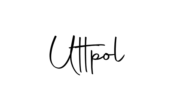 How to make Uttpol name signature. Use Autography-DOLnW style for creating short signs online. This is the latest handwritten sign. Uttpol signature style 10 images and pictures png