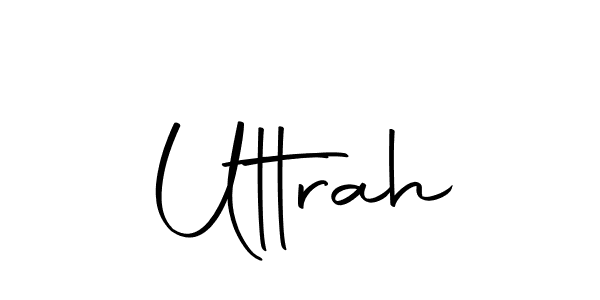 Use a signature maker to create a handwritten signature online. With this signature software, you can design (Autography-DOLnW) your own signature for name Uttrah. Uttrah signature style 10 images and pictures png