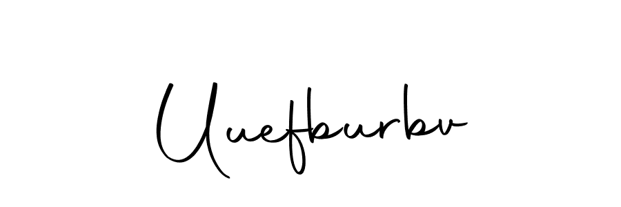 How to make Uuefburbv name signature. Use Autography-DOLnW style for creating short signs online. This is the latest handwritten sign. Uuefburbv signature style 10 images and pictures png