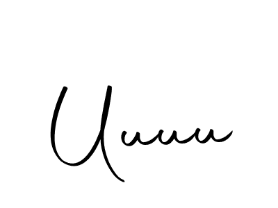 Autography-DOLnW is a professional signature style that is perfect for those who want to add a touch of class to their signature. It is also a great choice for those who want to make their signature more unique. Get Uuuu name to fancy signature for free. Uuuu signature style 10 images and pictures png