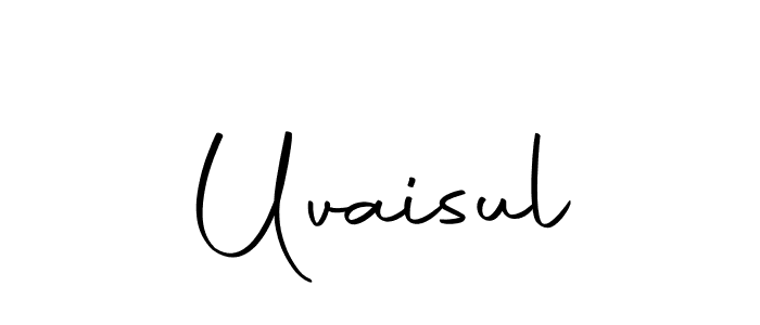 How to Draw Uvaisul signature style? Autography-DOLnW is a latest design signature styles for name Uvaisul. Uvaisul signature style 10 images and pictures png