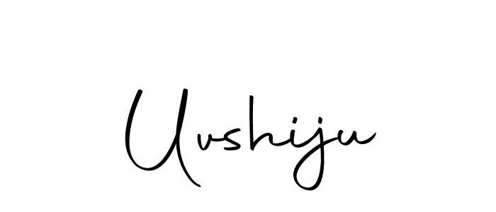 You should practise on your own different ways (Autography-DOLnW) to write your name (Uvshiju) in signature. don't let someone else do it for you. Uvshiju signature style 10 images and pictures png