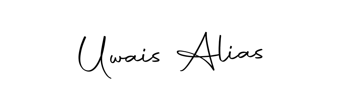 Uwais Alias stylish signature style. Best Handwritten Sign (Autography-DOLnW) for my name. Handwritten Signature Collection Ideas for my name Uwais Alias. Uwais Alias signature style 10 images and pictures png