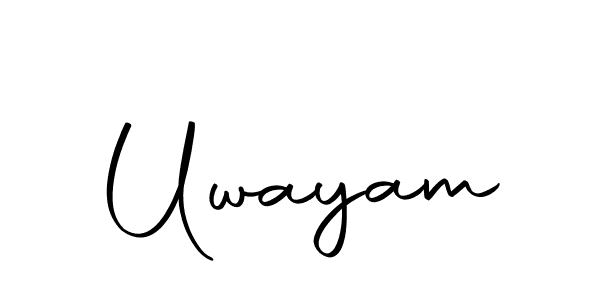 You can use this online signature creator to create a handwritten signature for the name Uwayam. This is the best online autograph maker. Uwayam signature style 10 images and pictures png