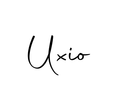 Make a beautiful signature design for name Uxio. With this signature (Autography-DOLnW) style, you can create a handwritten signature for free. Uxio signature style 10 images and pictures png