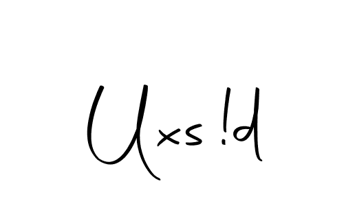 if you are searching for the best signature style for your name Uxs!d. so please give up your signature search. here we have designed multiple signature styles  using Autography-DOLnW. Uxs!d signature style 10 images and pictures png
