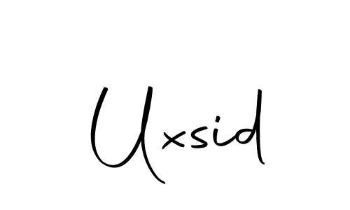 Use a signature maker to create a handwritten signature online. With this signature software, you can design (Autography-DOLnW) your own signature for name Uxsid. Uxsid signature style 10 images and pictures png