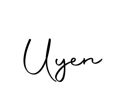 Similarly Autography-DOLnW is the best handwritten signature design. Signature creator online .You can use it as an online autograph creator for name Uyen. Uyen signature style 10 images and pictures png