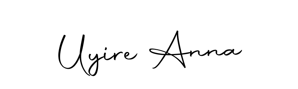 The best way (Autography-DOLnW) to make a short signature is to pick only two or three words in your name. The name Uyire Anna include a total of six letters. For converting this name. Uyire Anna signature style 10 images and pictures png