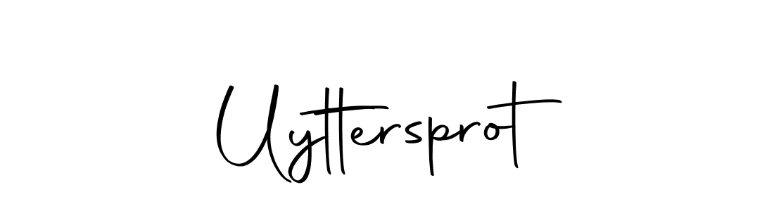 Make a beautiful signature design for name Uyttersprot. With this signature (Autography-DOLnW) style, you can create a handwritten signature for free. Uyttersprot signature style 10 images and pictures png