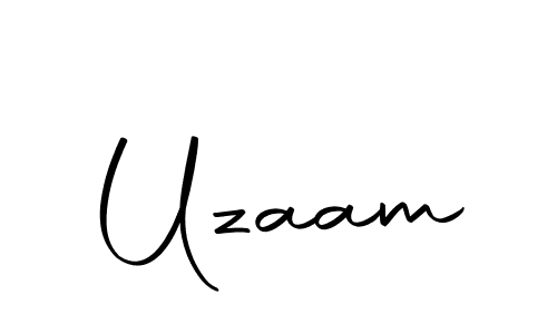 Design your own signature with our free online signature maker. With this signature software, you can create a handwritten (Autography-DOLnW) signature for name Uzaam. Uzaam signature style 10 images and pictures png