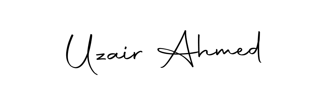 Uzair Ahmed stylish signature style. Best Handwritten Sign (Autography-DOLnW) for my name. Handwritten Signature Collection Ideas for my name Uzair Ahmed. Uzair Ahmed signature style 10 images and pictures png