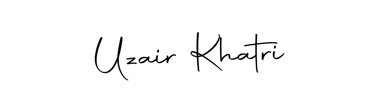 Make a beautiful signature design for name Uzair Khatri. Use this online signature maker to create a handwritten signature for free. Uzair Khatri signature style 10 images and pictures png