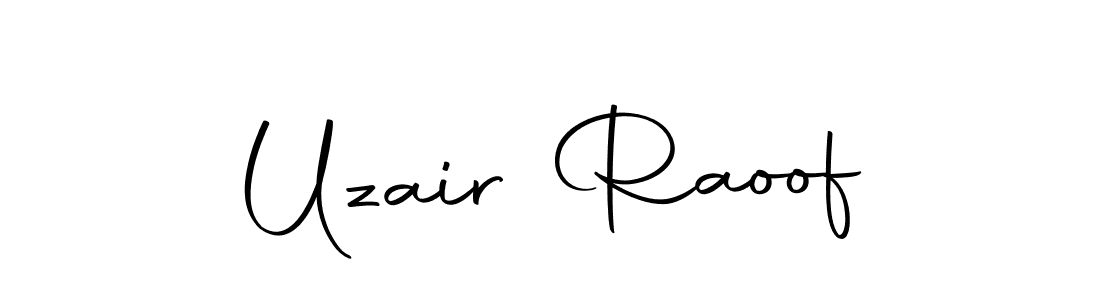 if you are searching for the best signature style for your name Uzair Raoof. so please give up your signature search. here we have designed multiple signature styles  using Autography-DOLnW. Uzair Raoof signature style 10 images and pictures png