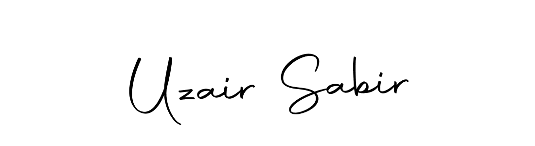 Create a beautiful signature design for name Uzair Sabir. With this signature (Autography-DOLnW) fonts, you can make a handwritten signature for free. Uzair Sabir signature style 10 images and pictures png