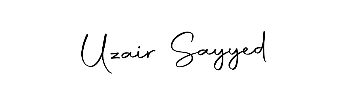 if you are searching for the best signature style for your name Uzair Sayyed. so please give up your signature search. here we have designed multiple signature styles  using Autography-DOLnW. Uzair Sayyed signature style 10 images and pictures png