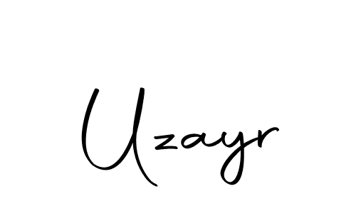 You should practise on your own different ways (Autography-DOLnW) to write your name (Uzayr) in signature. don't let someone else do it for you. Uzayr signature style 10 images and pictures png