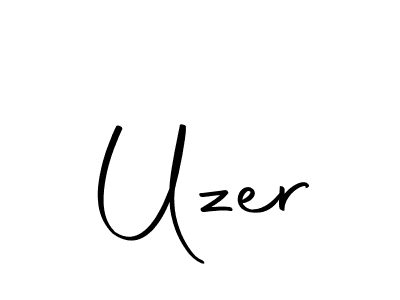 Create a beautiful signature design for name Uzer. With this signature (Autography-DOLnW) fonts, you can make a handwritten signature for free. Uzer signature style 10 images and pictures png