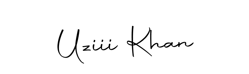 Make a beautiful signature design for name Uziii Khan. With this signature (Autography-DOLnW) style, you can create a handwritten signature for free. Uziii Khan signature style 10 images and pictures png